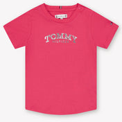 Tommy Hilfiger Baby Girls T-shirt in Dark Pink