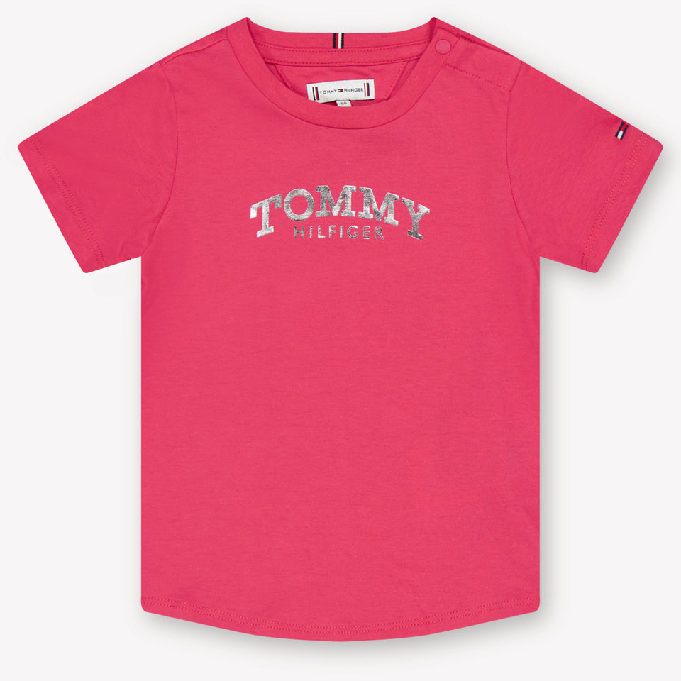 Tommy Hilfiger Baby Girls T-shirt in Dark Pink