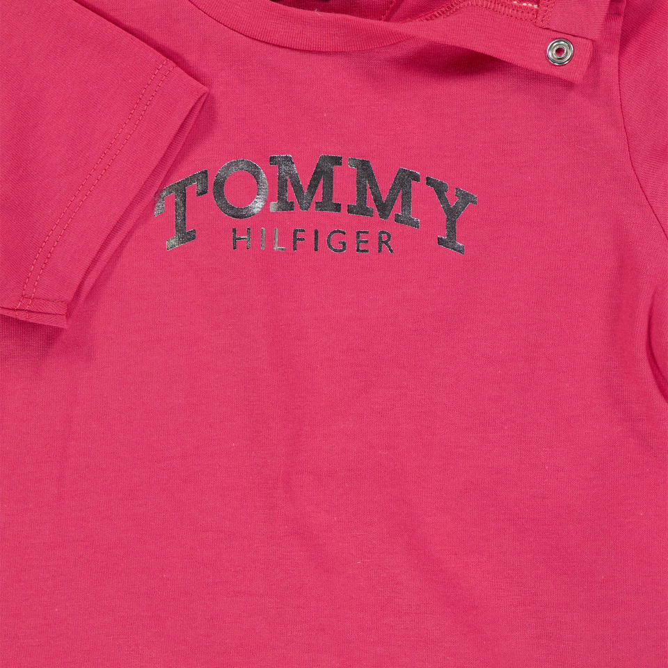 Tommy Hilfiger Baby Girls T-shirt in Dark Pink