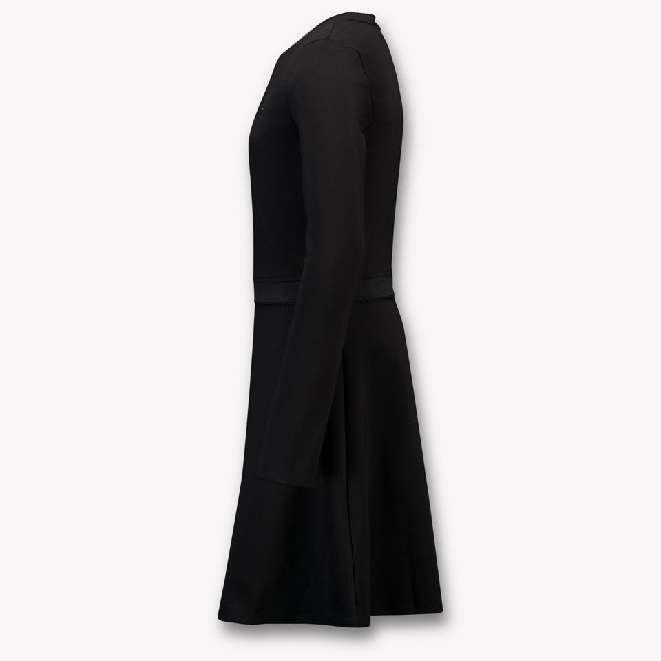 Tommy Hilfiger Kinder Meisjes Jurk In Zwart