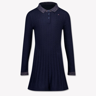 Tommy Hilfiger Kids Girls Dress Navy