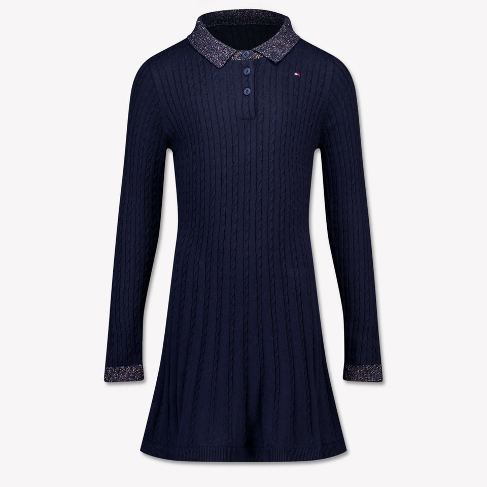 Tommy Hilfiger Kids Girls Dress Navy