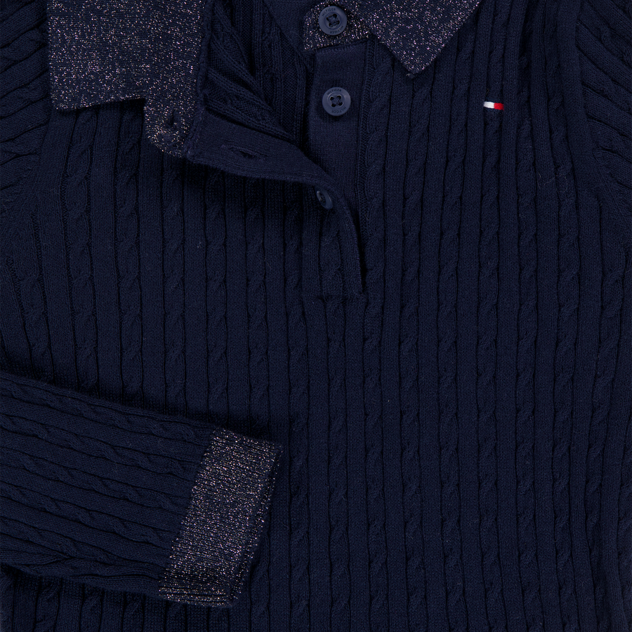 Tommy Hilfiger Kids Girls Dress Navy