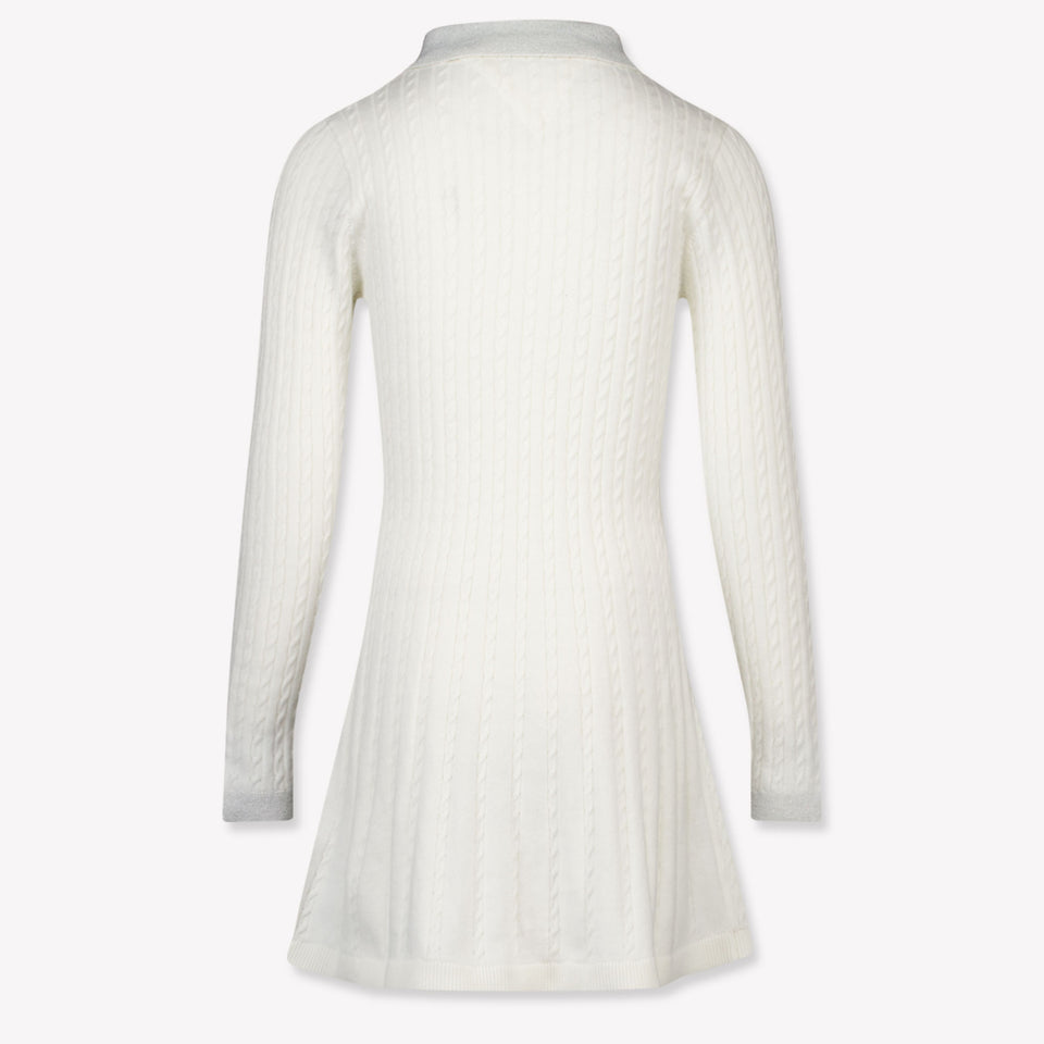 Tommy Hilfiger Kids Girls Dress OffWhite