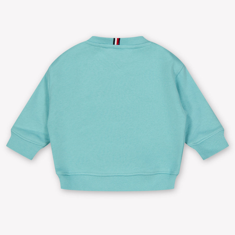 Tommy Hilfiger Baby Unisex Sweater in Turquoise