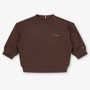 Tommy Hilfiger Baby Unisex Sweater in Brown