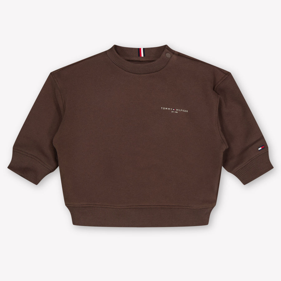 Tommy Hilfiger Baby Unisex Sweater in Brown