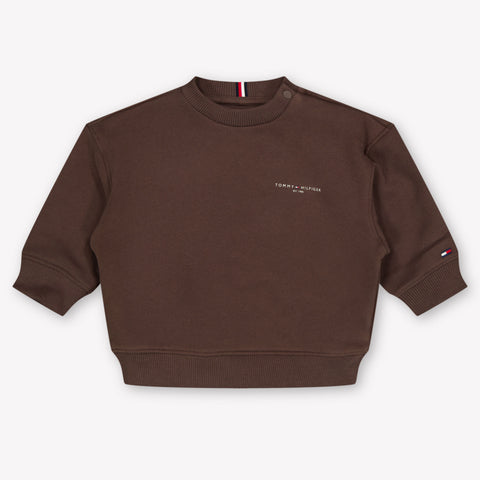Tommy Hilfiger Baby Unisex Sweater in Brown