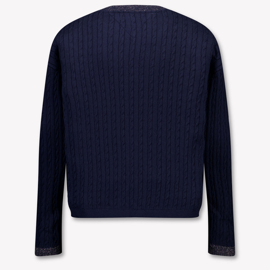 Tommy Hilfiger Kids Girls Sweater in Navy