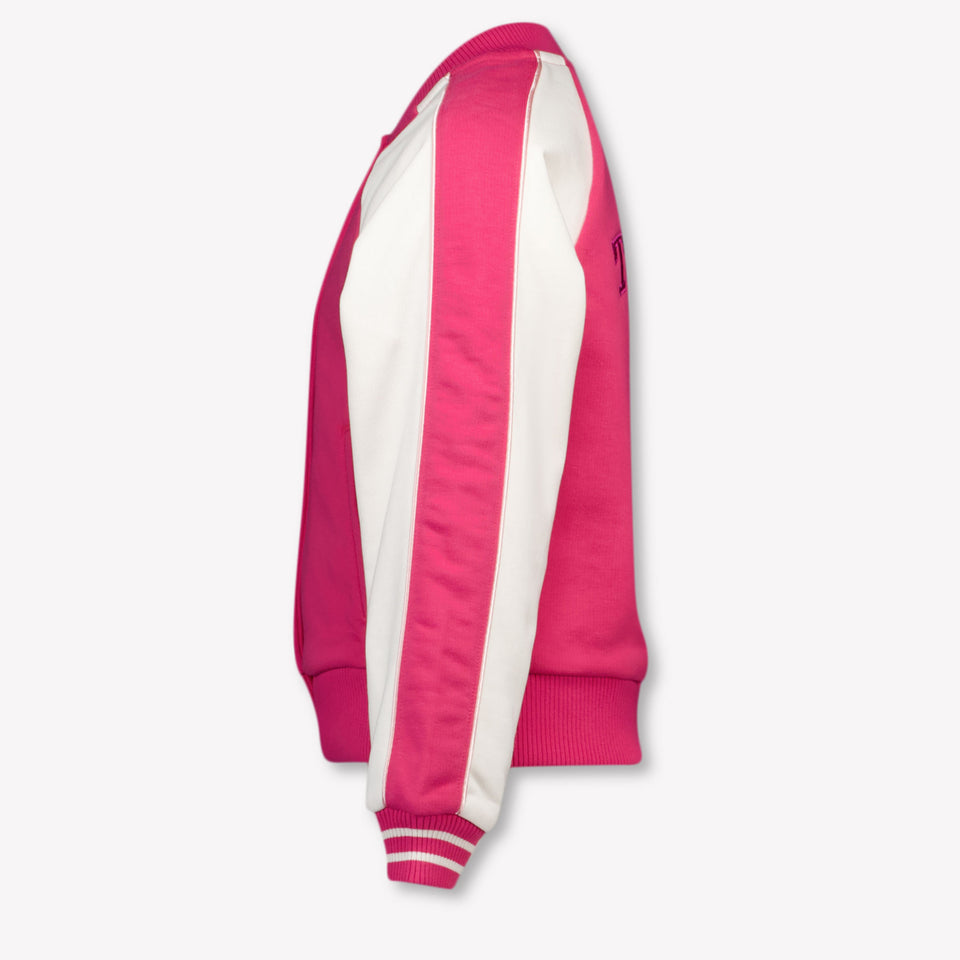 Tommy Hilfiger Kinder Meisjes Tussenjas In Fuchsia