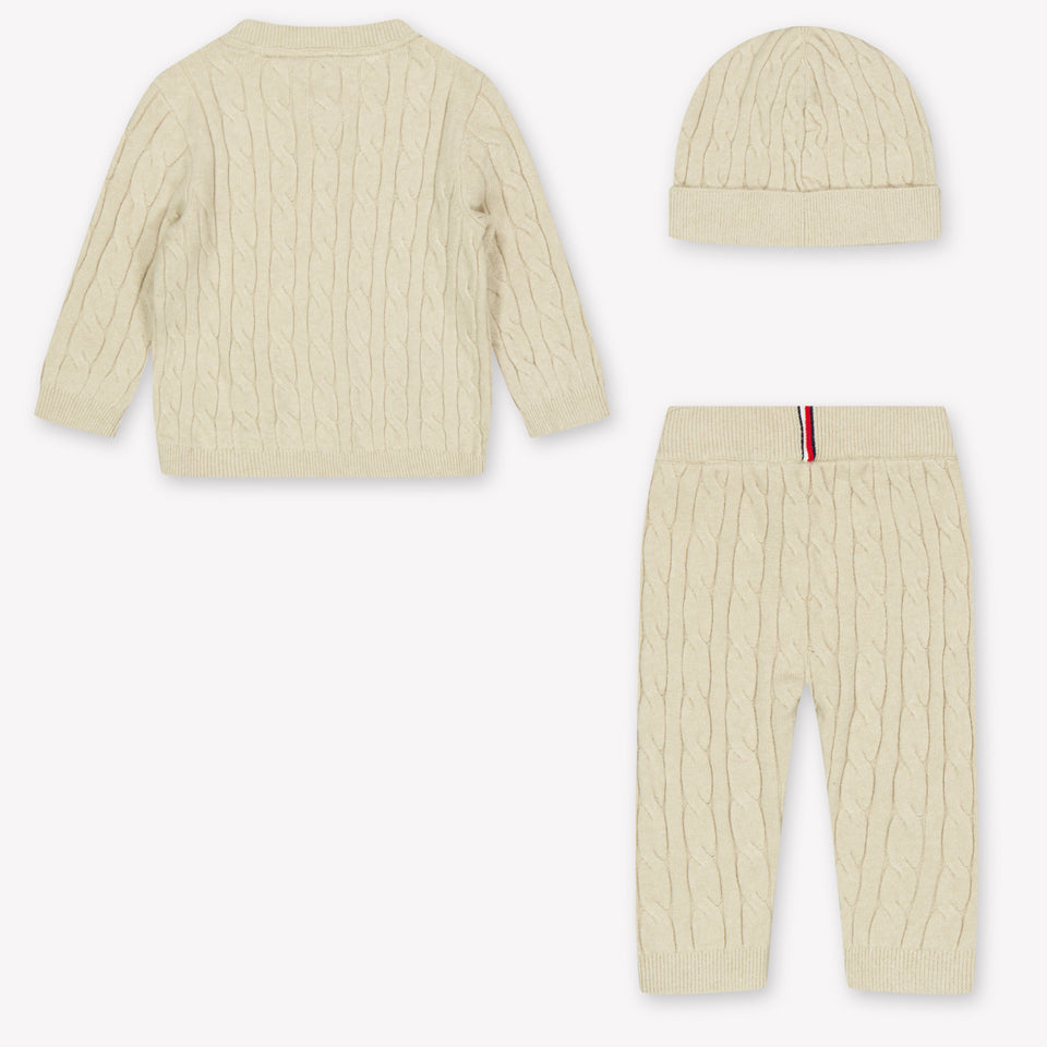 Tommy Hilfiger Baby Unisex Setje In Licht Beige