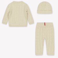 Tommy Hilfiger Baby Unisex Set in Light Beige