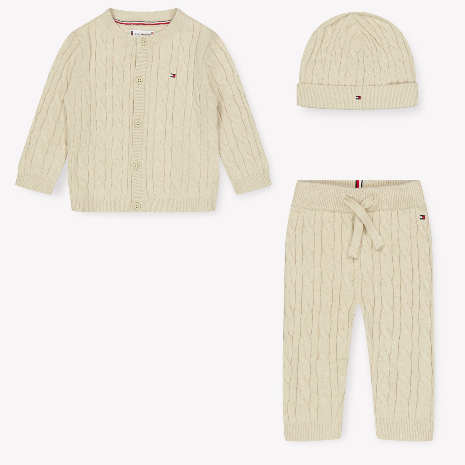 Tommy Hilfiger Baby Unisex Set in Light Beige
