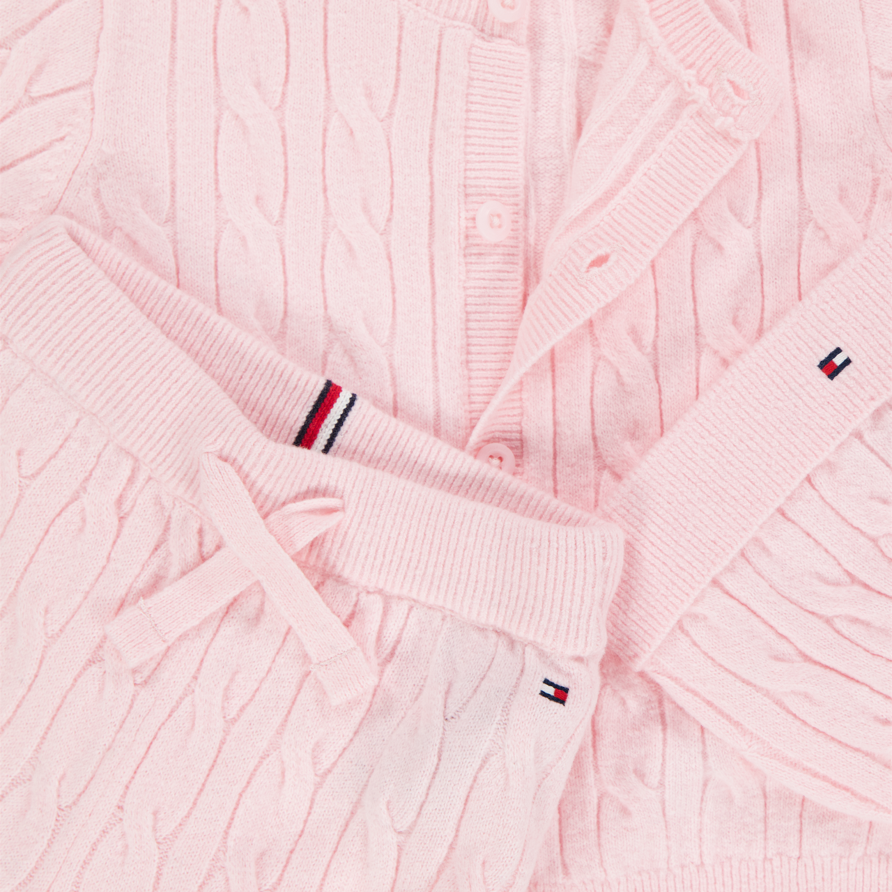 Tommy Hilfiger Baby Unisex Set in Light Pink