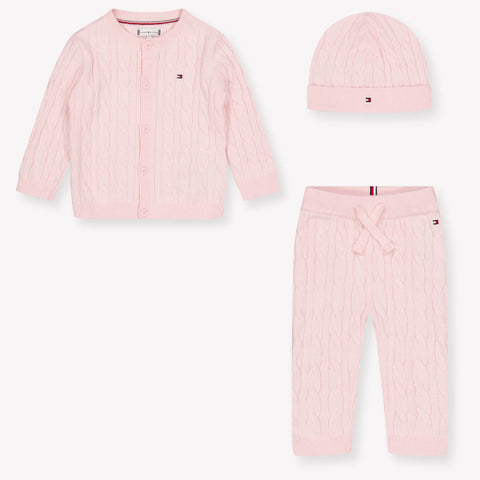 Tommy Hilfiger Baby Unisex Set in Light Pink