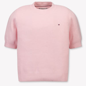 Tommy Hilfiger Kids Girls Sweater in Light Pink
