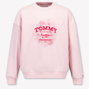 Tommy Hilfiger Kinder Meisjes Trui In Licht Roze