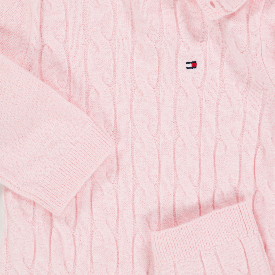 Tommy Hilfiger Baby Unisex Playsuit In Light Pink