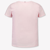 Tommy Hilfiger Kinder Meisjes T-Shirt In Licht Roze