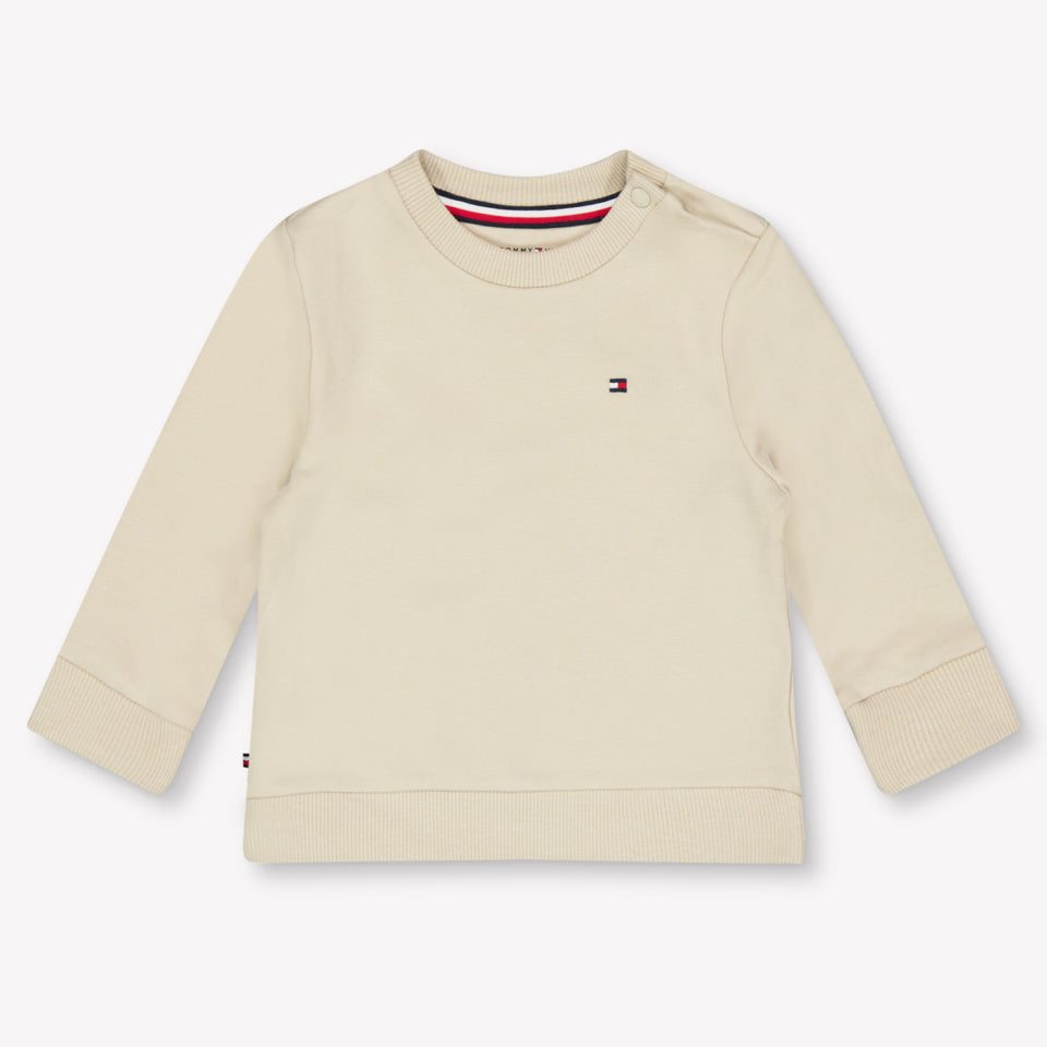Tommy Hilfiger Baby Unisex Trui In Licht Beige
