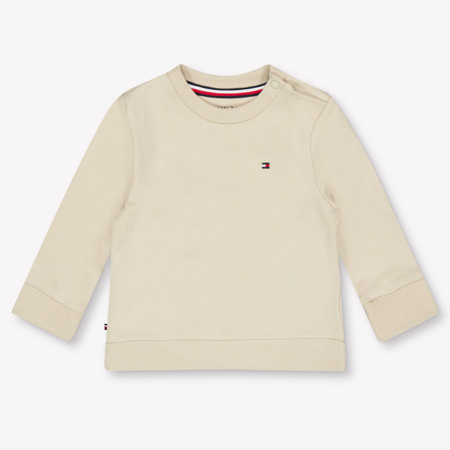 Tommy Hilfiger Baby Unisex Sweater in Light Beige