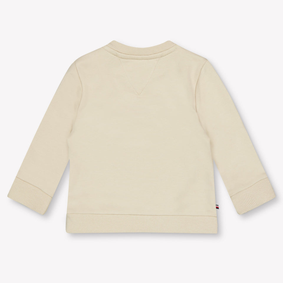 Tommy Hilfiger Baby Unisex Trui In Licht Beige