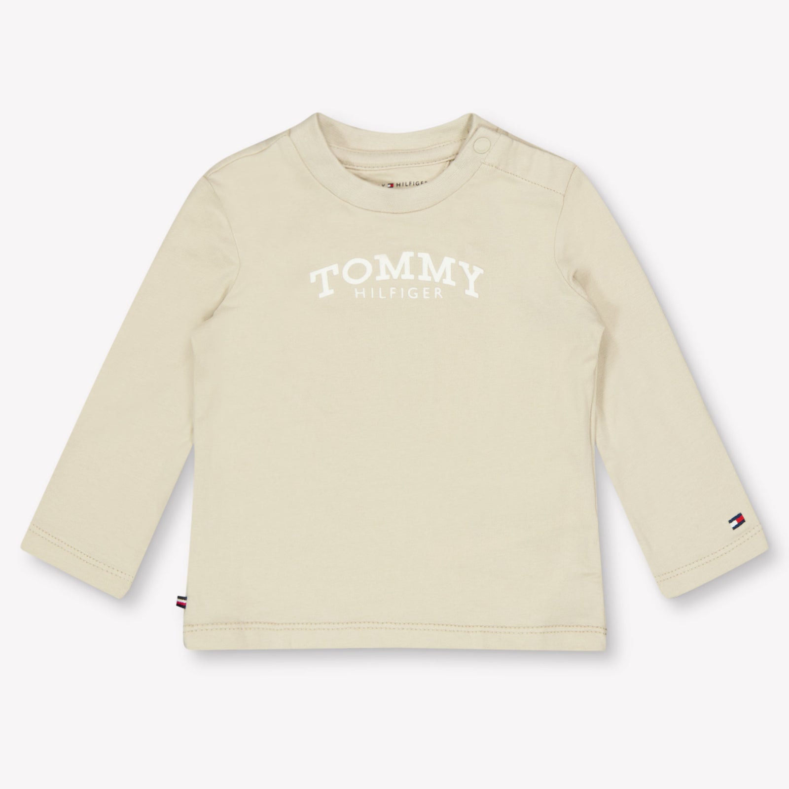 Tommy Hilfiger Baby Unisex T-shirt in Light Beige