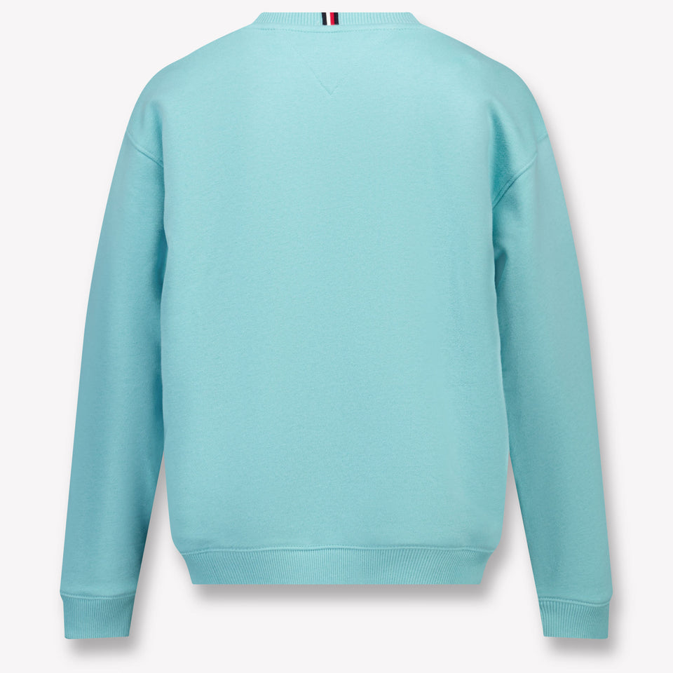 Tommy Hilfiger Kids Unisex Sweater in Turquoise