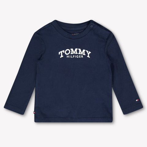 Tommy Hilfiger Baby Unisex T-shirt in Navy