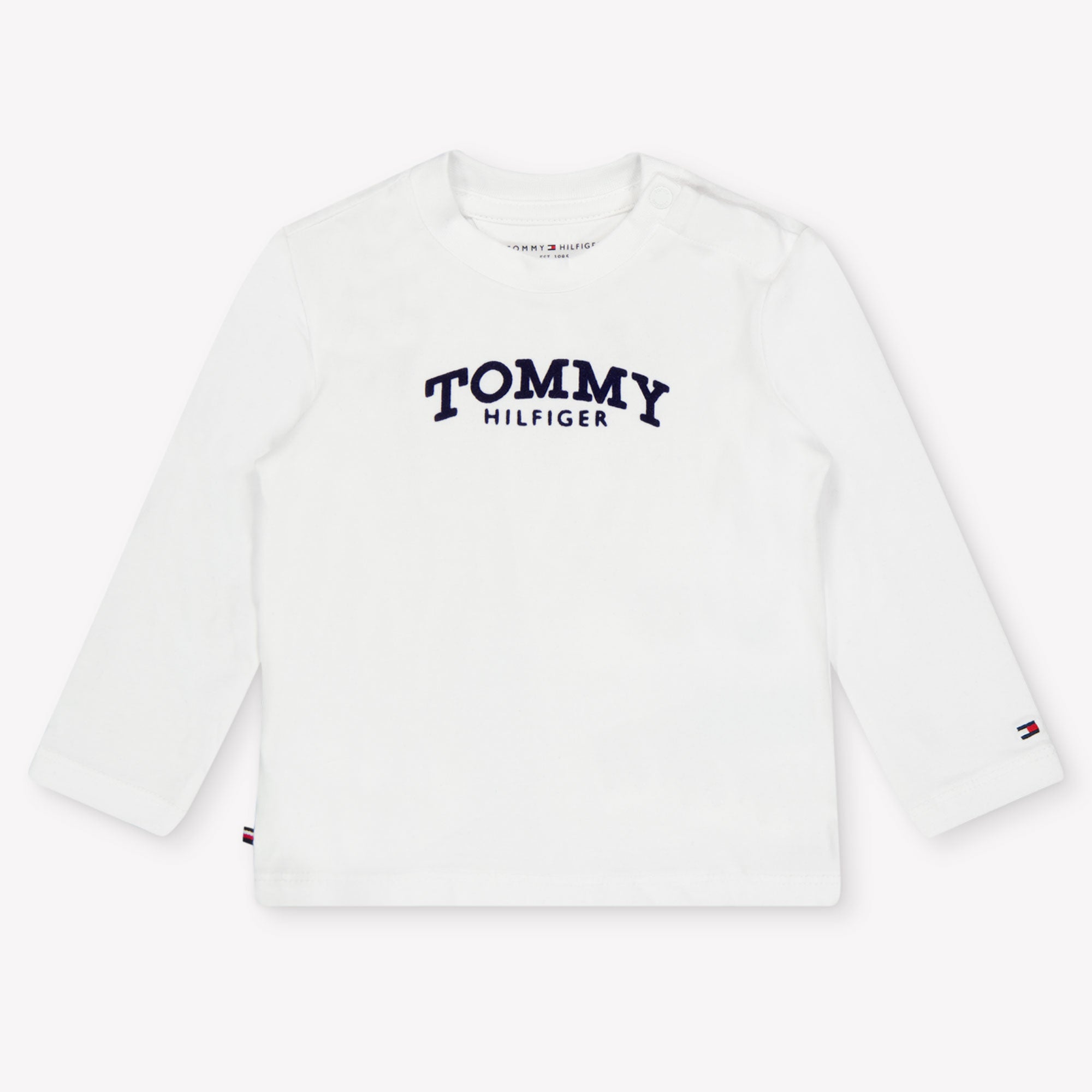 Tommy Hilfiger Baby Unisex T-Shirt In Wit