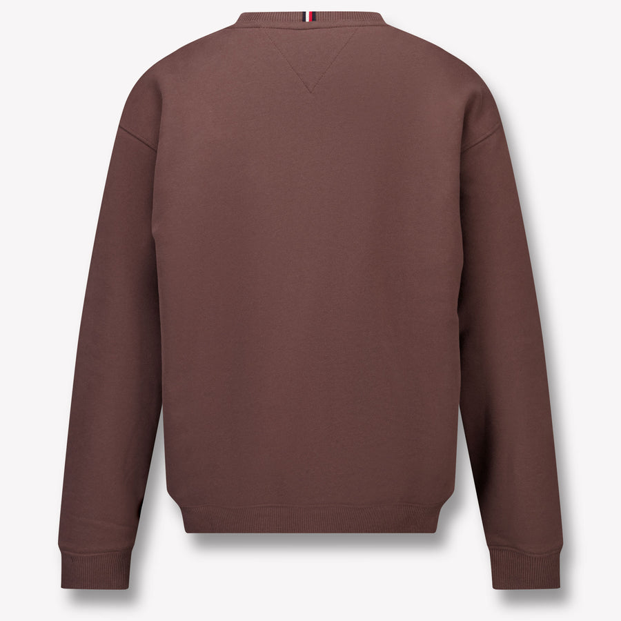 Tommy Hilfiger Kids Unisex Sweater in Brown