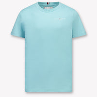 Tommy Hilfiger Kids Unisex T-shirt in Turquoise