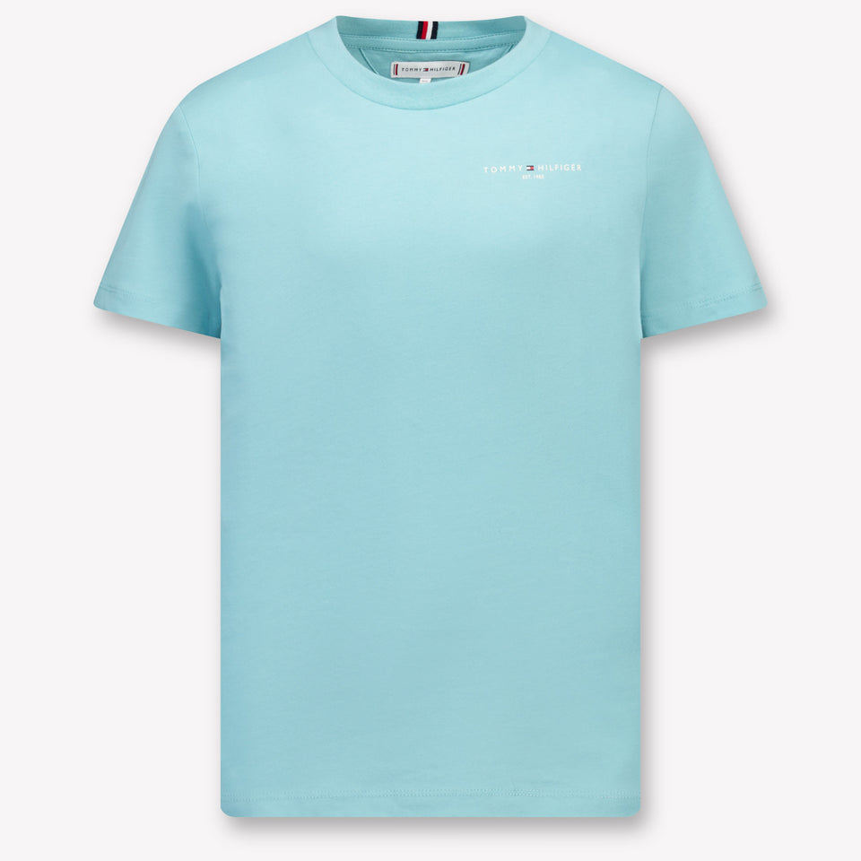 Tommy Hilfiger Kids Unisex T-shirt in Turquoise