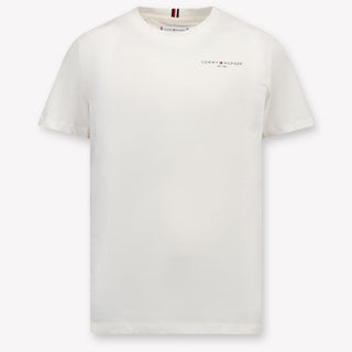 Tommy Hilfiger Kids Unisex T-shirt in OffWhite