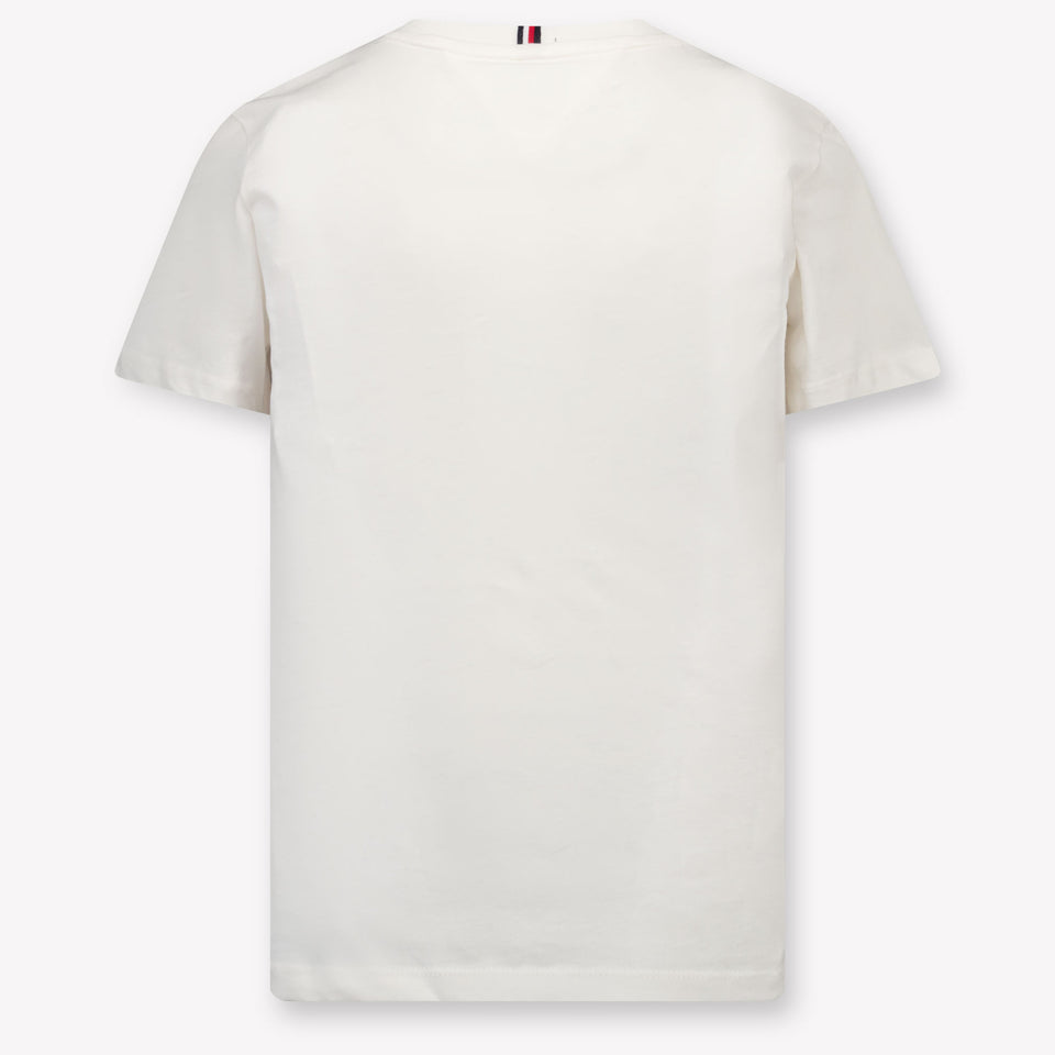 Tommy Hilfiger Kids Unisex T-shirt in OffWhite