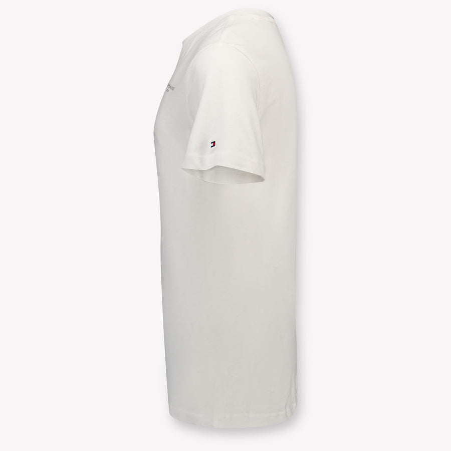 Tommy Hilfiger Kids Unisex T-shirt in OffWhite