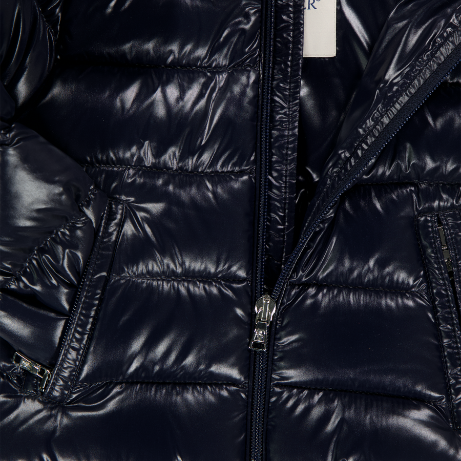 Moncler Maya Baby Boys Jackets In Navy