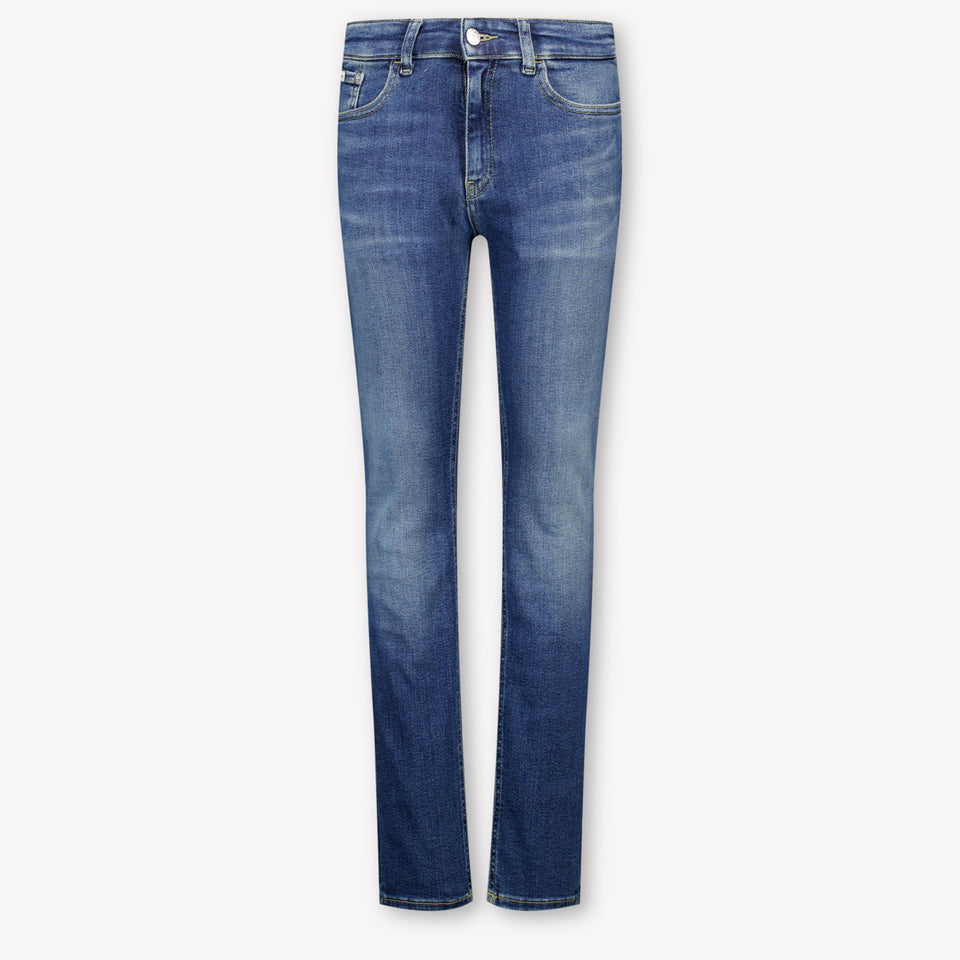 Calvin Klein Kinder Jongens Jeans In Donker Blauw