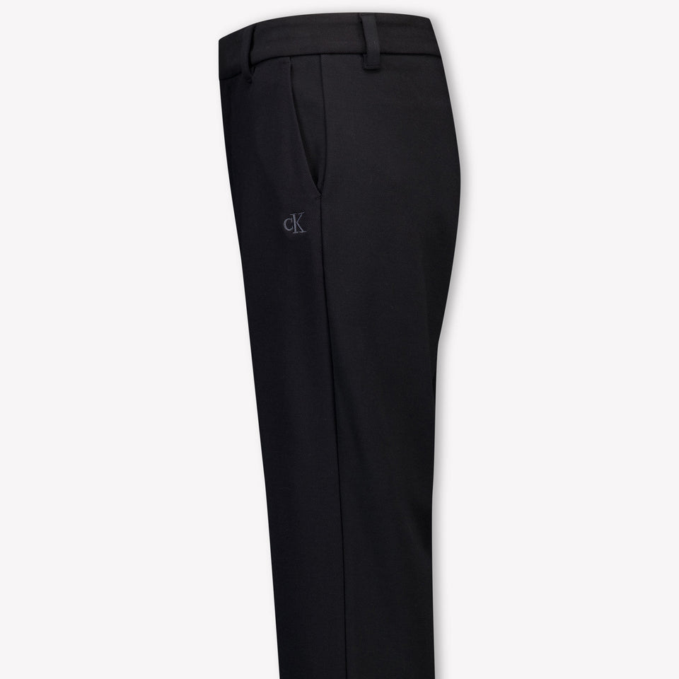 Calvin Klein Kids Boys Pants In Black