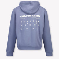 Calvin Klein Kids Boys Sweater In Light Blue