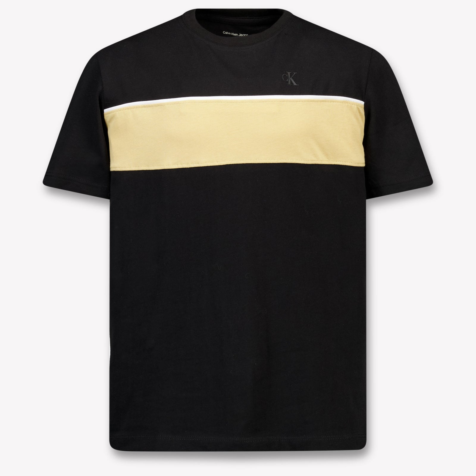 Calvin Klein Kinder Jongens T-Shirt In Zwart