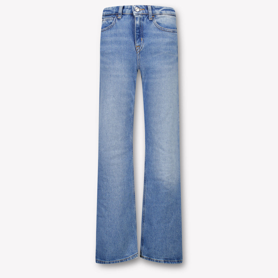 Calvin Klein Kids Girls Jeans In Light Blue