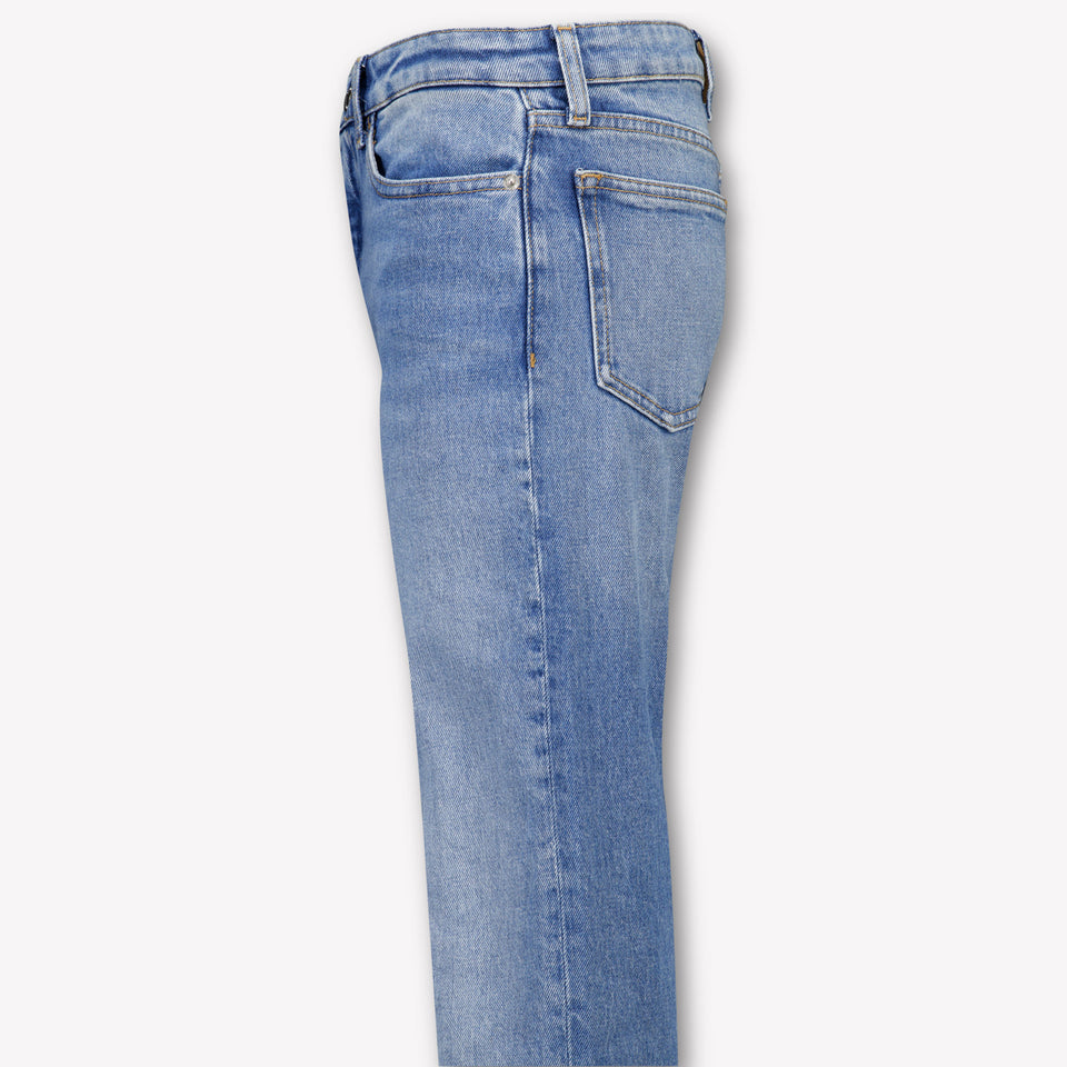 Calvin Klein Kids Girls Jeans In Light Blue