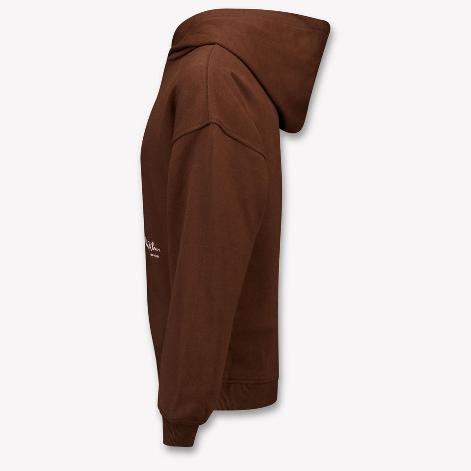 Calvin Klein Kinder Meisjes Trui In Bruin
