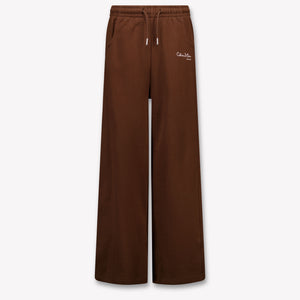 Calvin Klein Kinder Meisjes Broek In Bruin