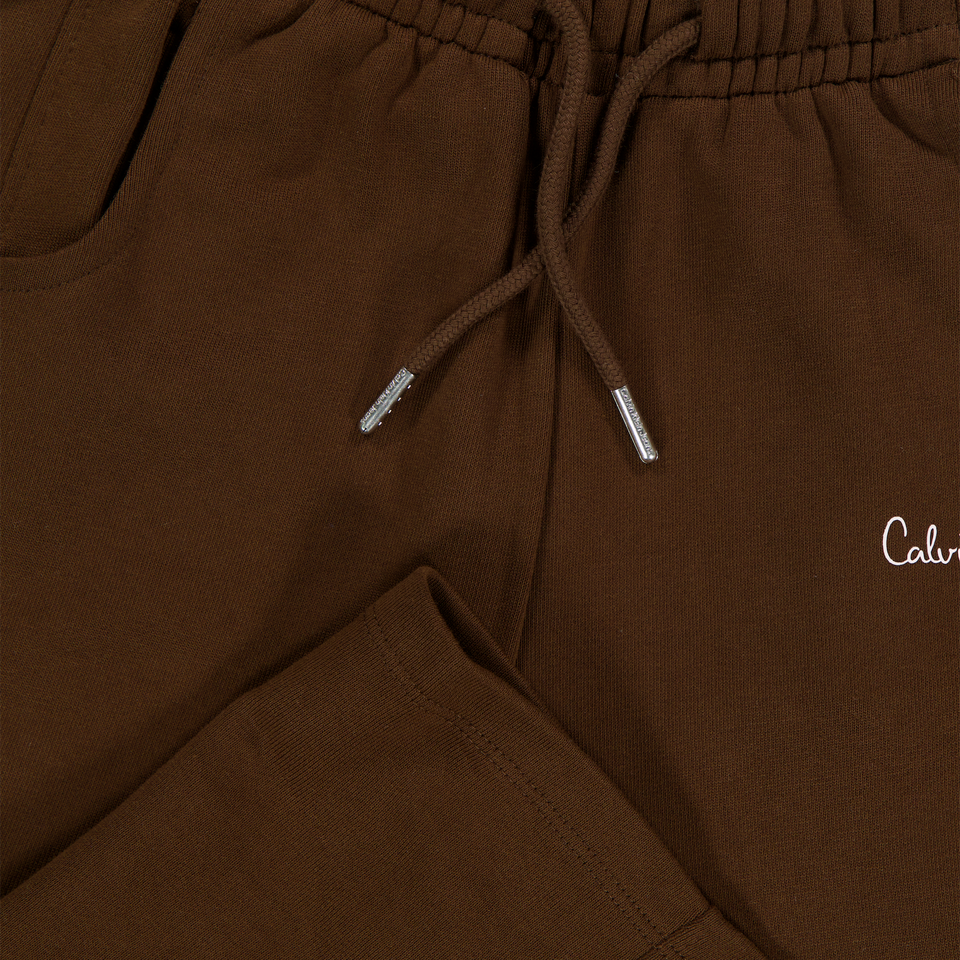 Calvin Klein Kinder Meisjes Broek In Bruin