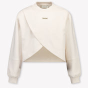 Calvin Klein Kids Girls Sweater In OffWhite