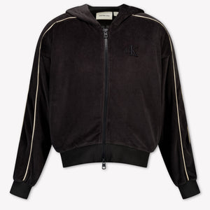 Calvin Klein Kids Girls Cardigan In Black