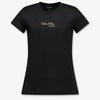 Calvin Klein Kinder Meisjes T-Shirt In Zwart