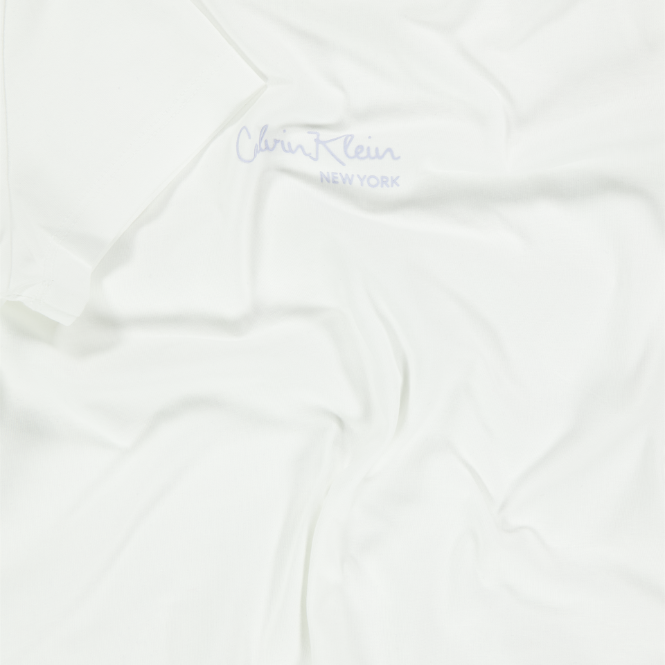 Calvin Klein Kinder Meisjes T-Shirt In Wit